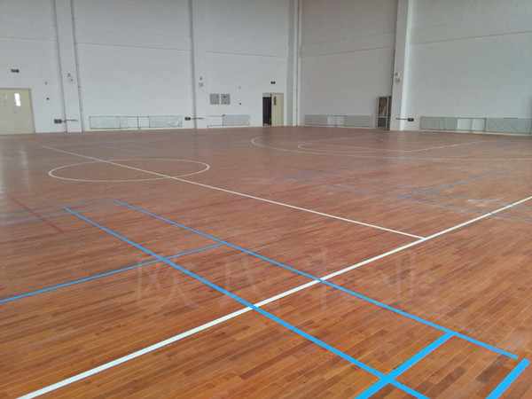 甘肃省金昌第五中学体育馆运动木地板项目
